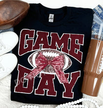 Load image into Gallery viewer, Football Game Day Sequin Chenille Patch Sweatshirt
