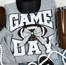 Load image into Gallery viewer, Football Game Day Sequin Chenille Patch Sweatshirt