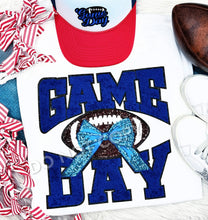 Load image into Gallery viewer, Football Game Day Sequin Chenille Patch Sweatshirt