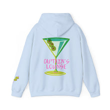 Load image into Gallery viewer, Cocktail Hoodie | martini sweatshirt, sailor sweatshirt, summer cocktail sweatshirt, yacht club, boat life sweatshirt, captain sweatshirt
