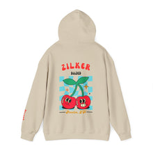 Load image into Gallery viewer, Cute Austin Cherry Graphic Hoodie, Zilker Park Austin Texas Vintage Cherry Sweatshirt, Casual Cherry Austin Hooded Sweatshirt, Fruit Hoodie
