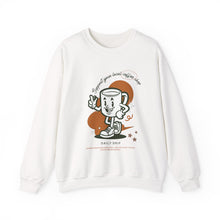 Load image into Gallery viewer, Support your local Coffee shop Crewneck Sweatshirt, Coffee lover Sweatshirt, Coffee club sweatshirt, trendy coffee shirt

