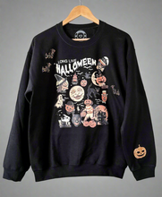 Load image into Gallery viewer, Retro Long Live Halloween Sweatshirt
