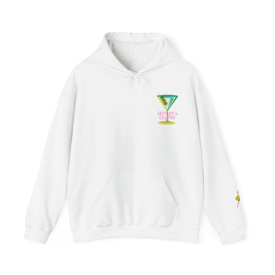 Cocktail Hoodie | martini sweatshirt, sailor sweatshirt, summer cocktail sweatshirt, yacht club, boat life sweatshirt, captain sweatshirt
