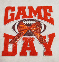 Load image into Gallery viewer, Football Game Day Sequin Chenille Patch Sweatshirt
