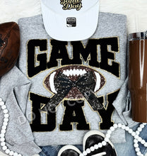 Load image into Gallery viewer, Football Game Day Sequin Chenille Patch Sweatshirt
