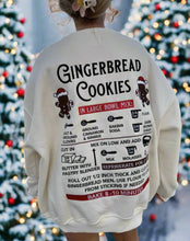 Load image into Gallery viewer, Gingerbread Cookies Embroidered Christmas Sweatshirt
