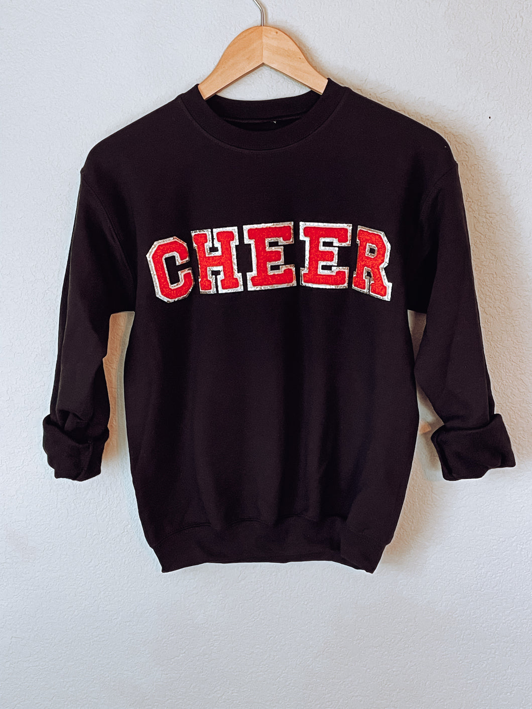 Kids Cheer Patch Sweatshirt