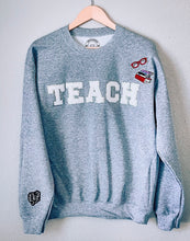 Load image into Gallery viewer, Teach patch sweatshirt
